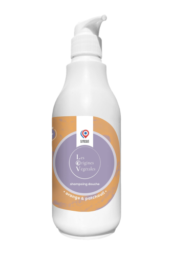 Shampooing douche odeur orange patchouli