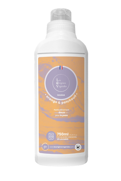 lessive orange patchouli