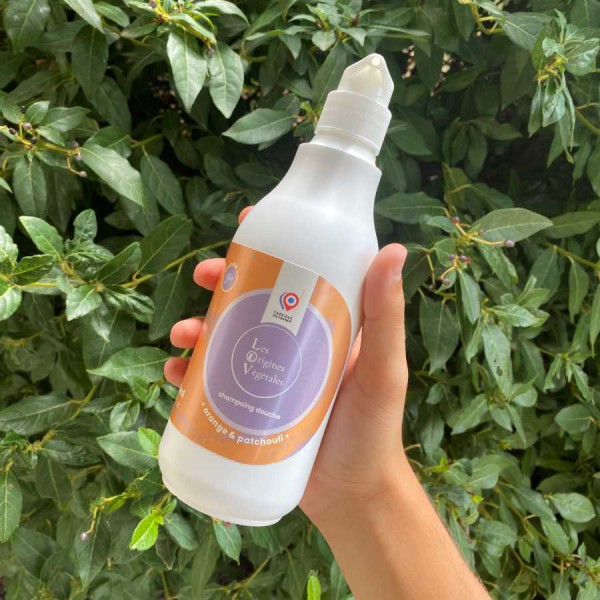 Gel douche shampoing orange et patchouli