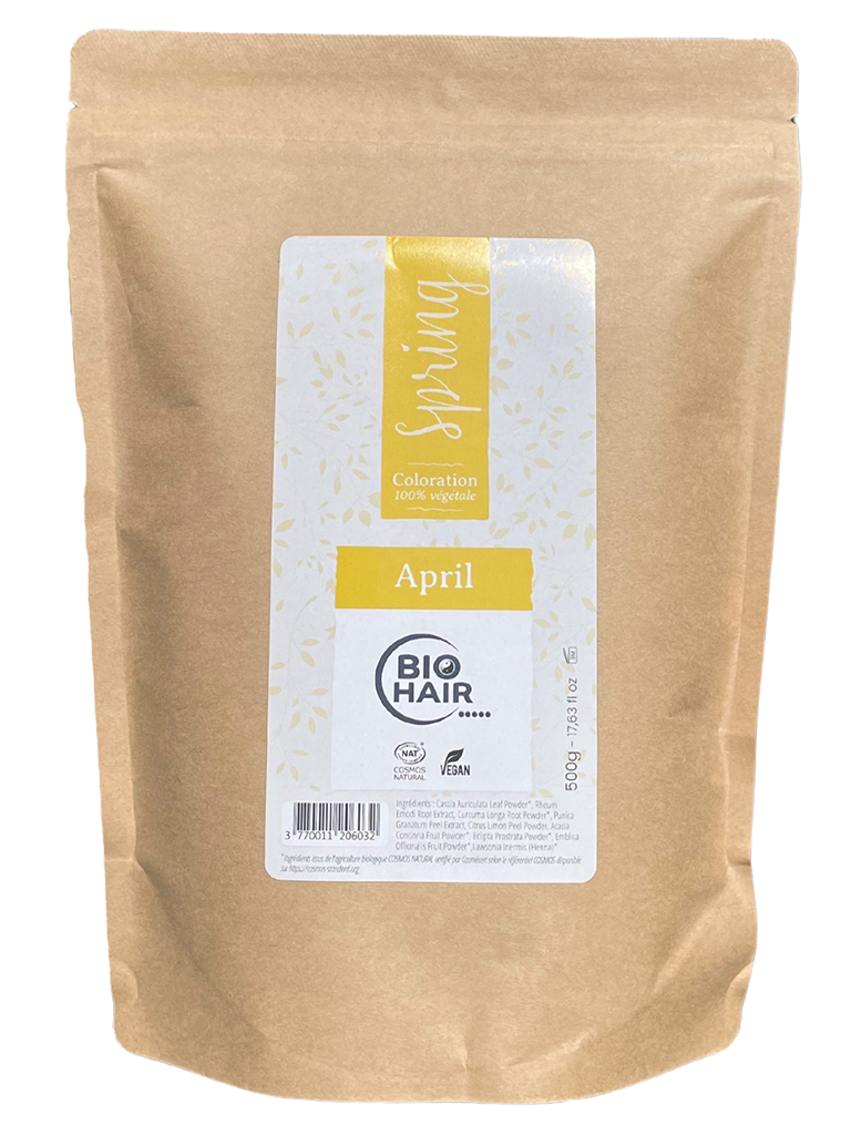 coloration végétale bio reflets dorés intenses