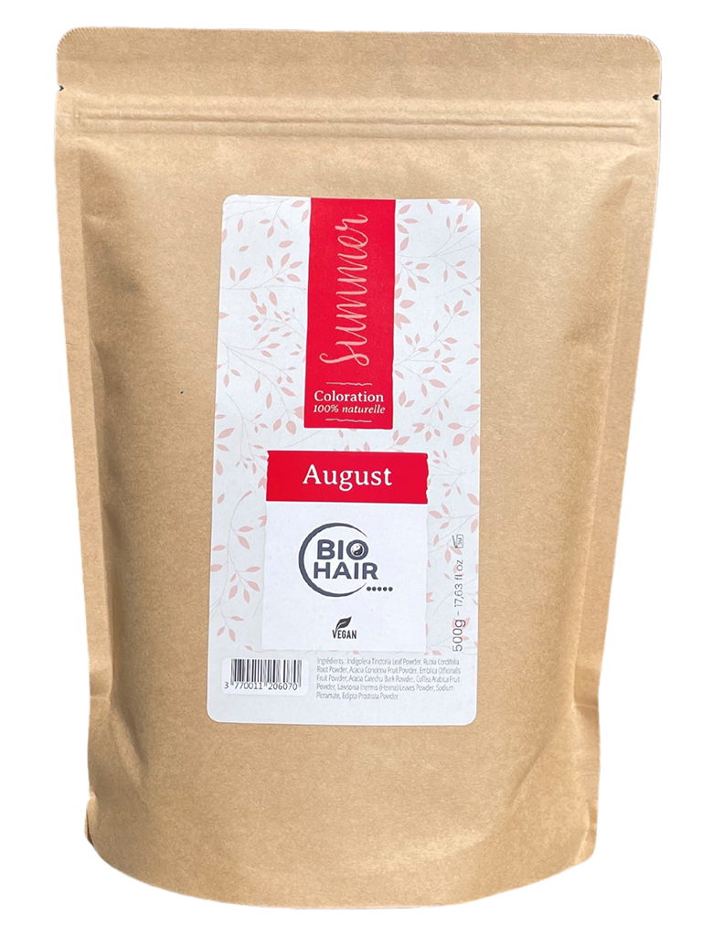 coloration végétale bio rouge irisé