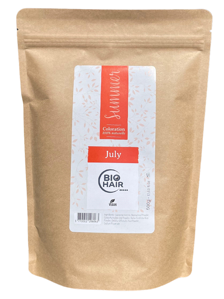 coloration végétale bio rouge cuivré